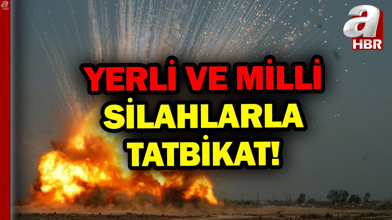 Atış Serbest Tatbikatı Başladı! Yerli ve Milli Silahlarla Tatbikat | A Haber