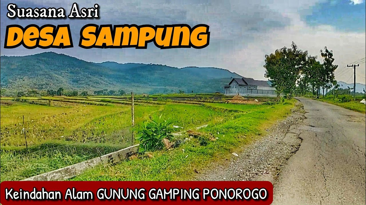 Suasana DESA SAMPUNG - Tempat Kekayaan Alam PONOROGO