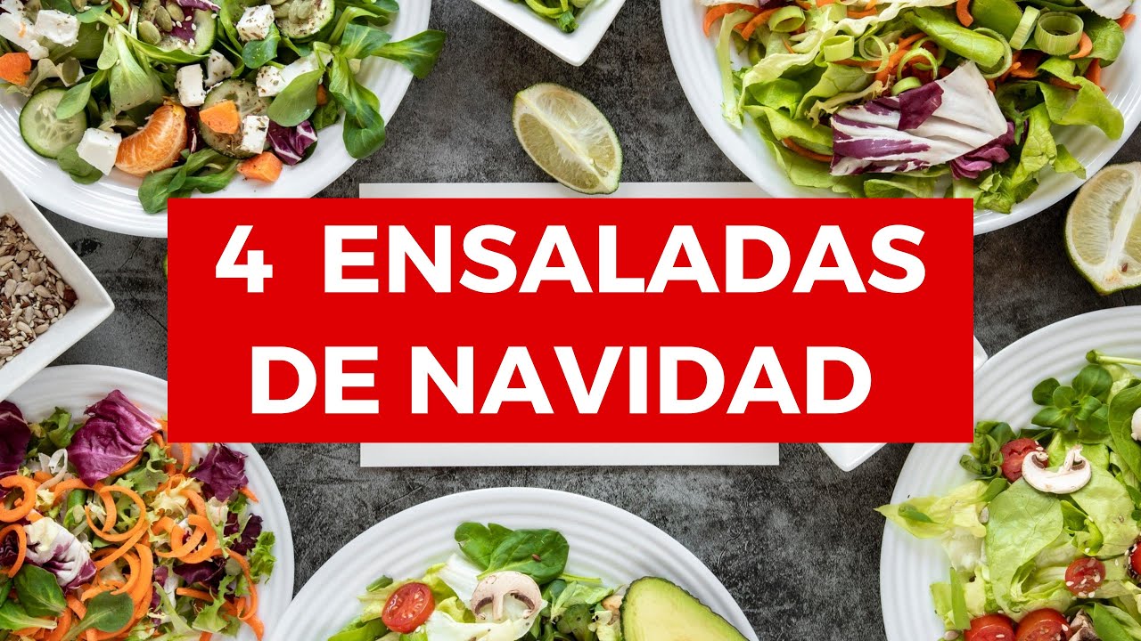 Las 4 Ensaladas Perfectas para Navidad 🎄 Frescas, Originales y Festivas | Barco y Vega 🌿