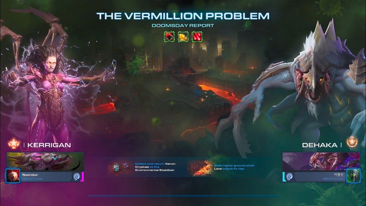 STARCRAFT 2 COOP MUTATION: DOOMSDAY REPORT | KERRIGAN & DEHAKA | @dehakaburger5410