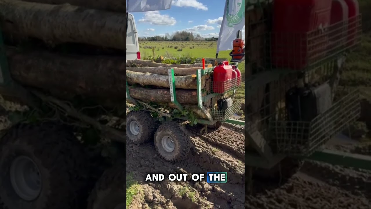 Four-Wheel Tandem Axle Timber Trailer | Timber Croc &ndash; Built for Real Work