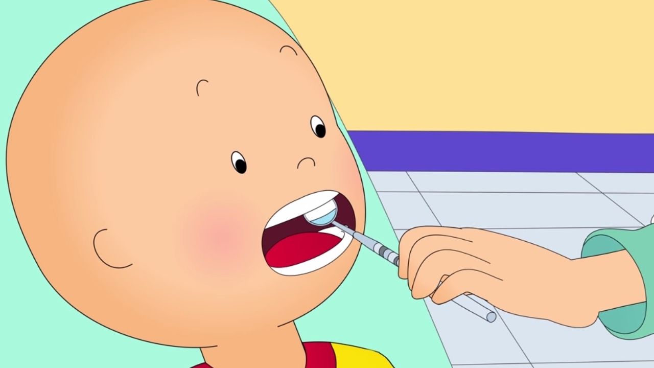 Caillou en Español - Caillou en el Dentista |  Dibujos animados para niños