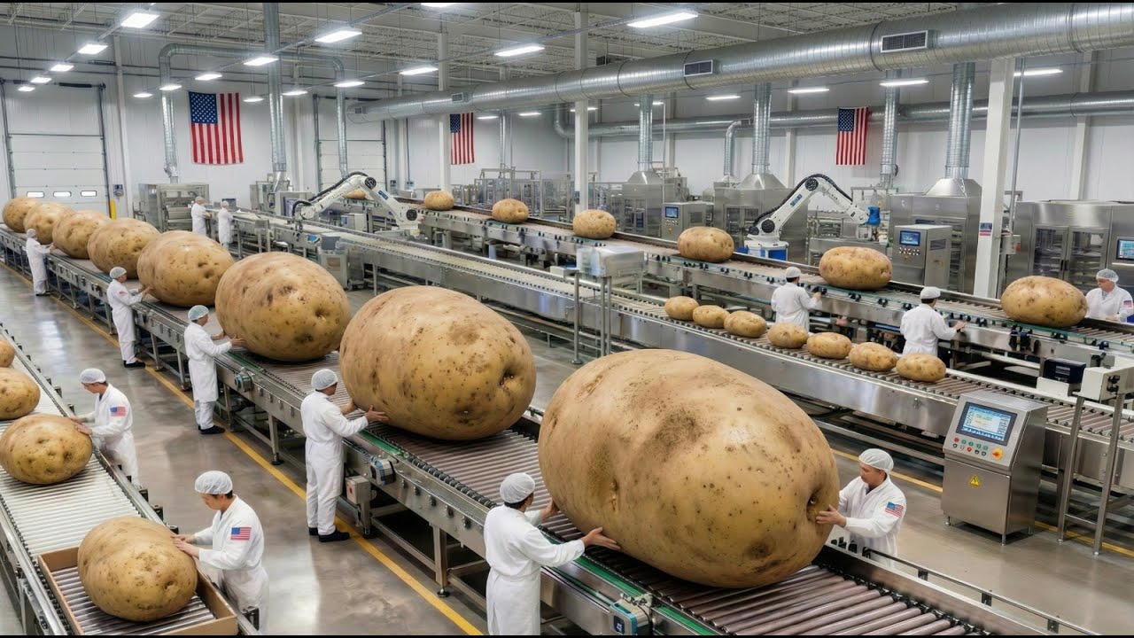 This Machine Inspects 2,000 Potato Chips Per Second — Inside the Factory