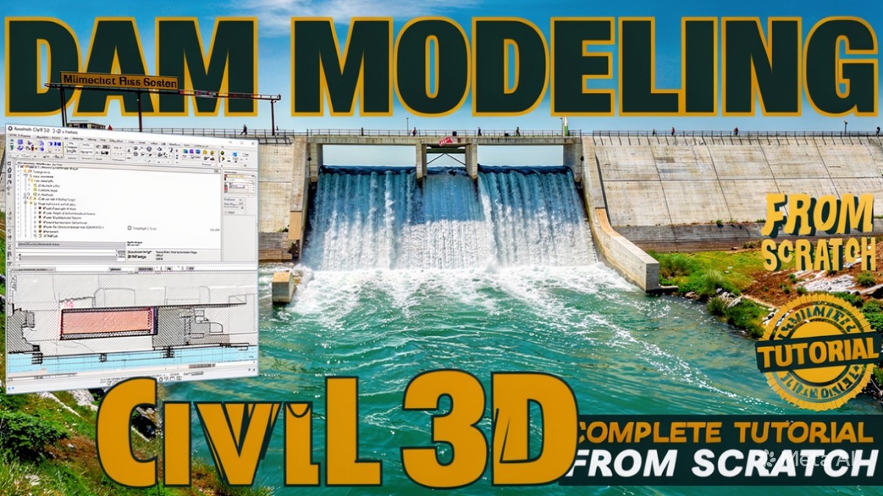 149- Complete Video on Dam Modeling in Civil 3D: Method No.01