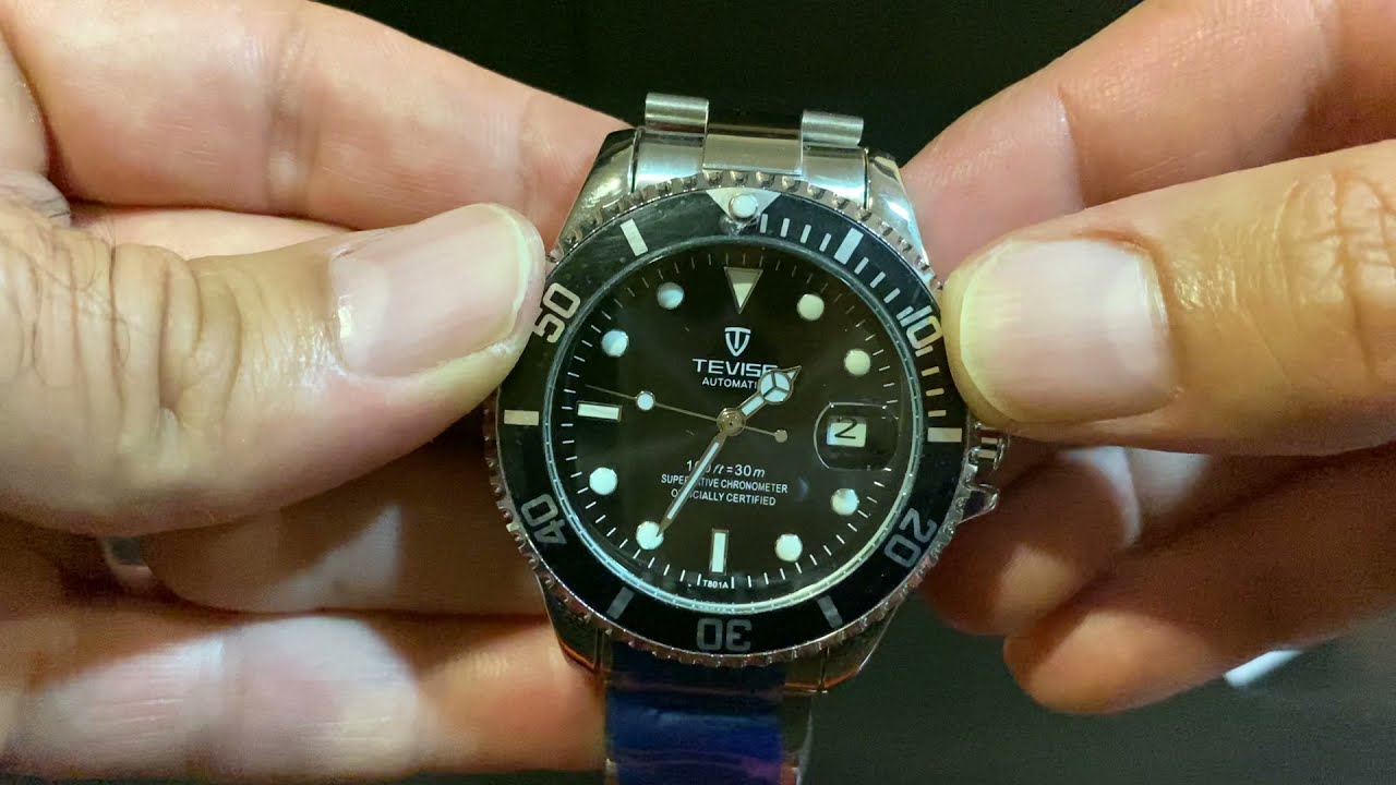 Relojes BARATOS de ALIEXPRESS⏱⌚️...PARTE 2. Reloj TEVISE AUTOM&Aacute;TICO
