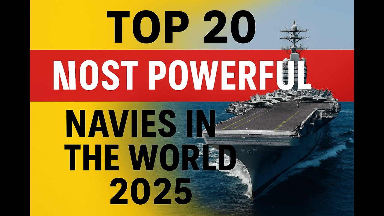 Top 20 Most Powerful Navies in the World 2025 | Discovery Global Data