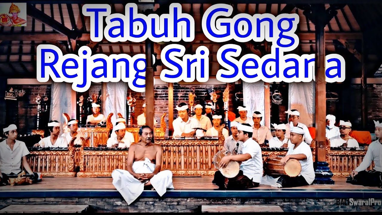 Tabuh Gong Gamelan Tari Rejang Sri Sedana , Sanggar BSN Baturiti , Pura Maospahit gerenceng Denpasar
