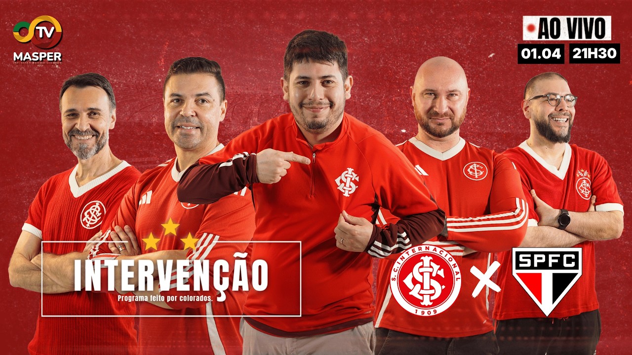 🔴 P&Oacute;S-JOGO: INTER (1) x (1) S&Atilde;O PAULO | AO VIVO DO BEIRA-RIO | BRASILEIR&Atilde;O | INTERVEN&Ccedil;&Atilde;O #62