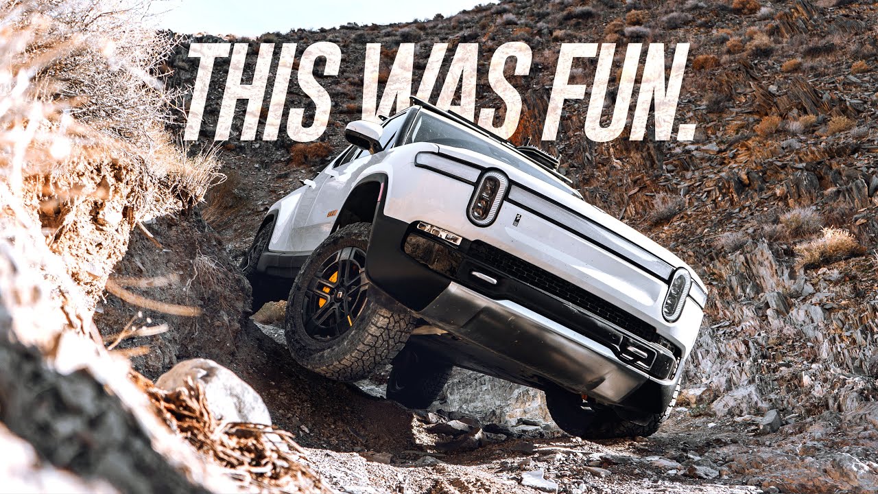 Challenging my Rivian Off Road and an Epic Campsite  | Alabama Hills Adventure