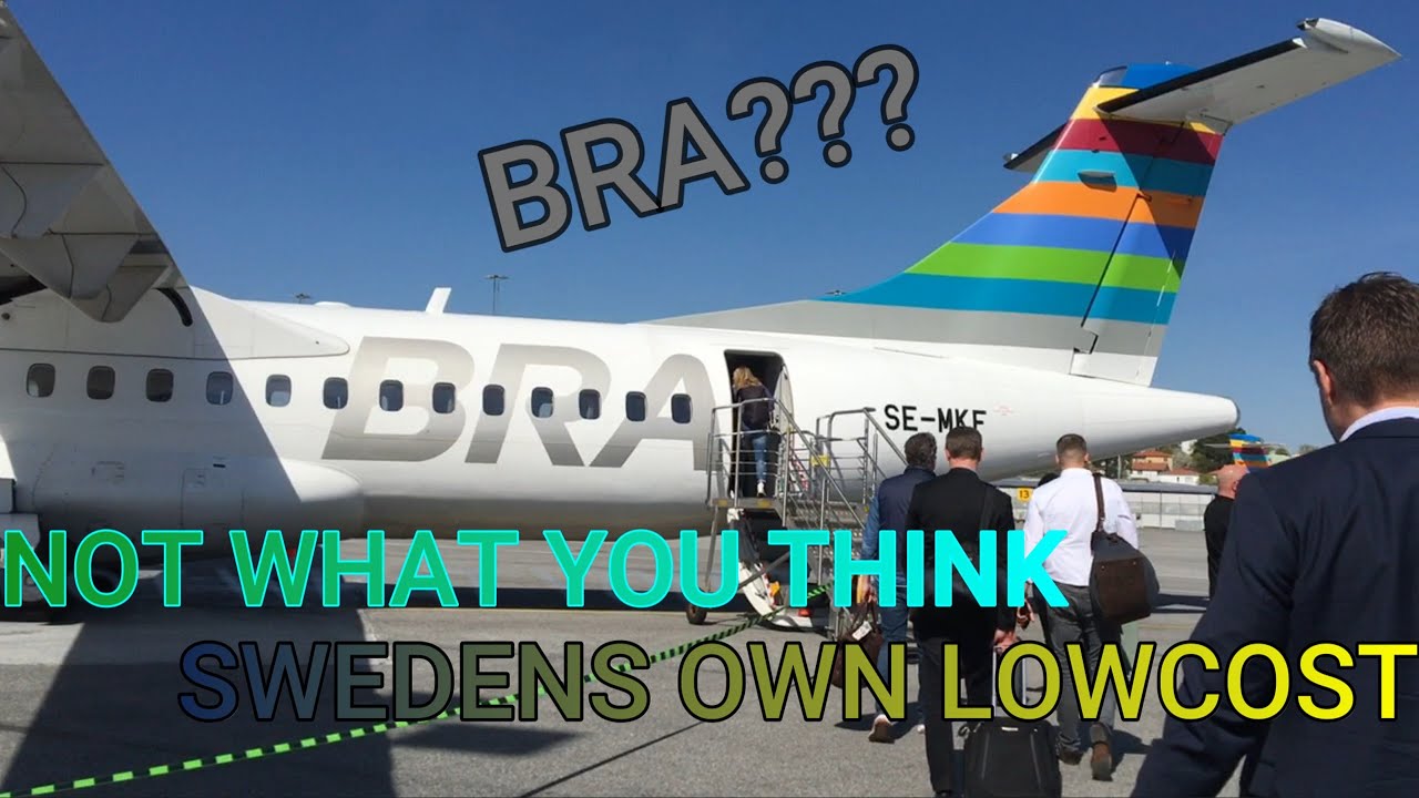 TRIP REPORT / Flying Swedens Low cost Airline / Stockholm to Gothenburg / Braathens Atr 72-600