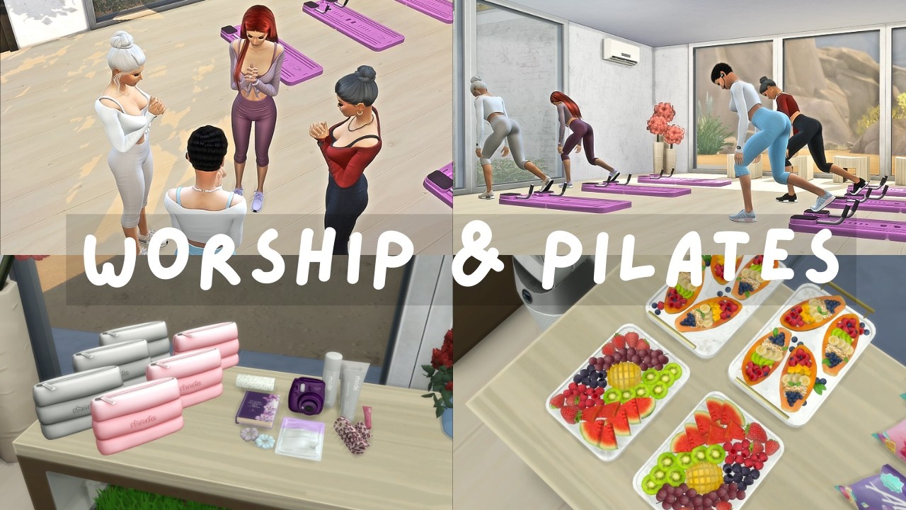 Worship & Pilates Session | Pilates Routine, Soft Living, Friendship🤍✨