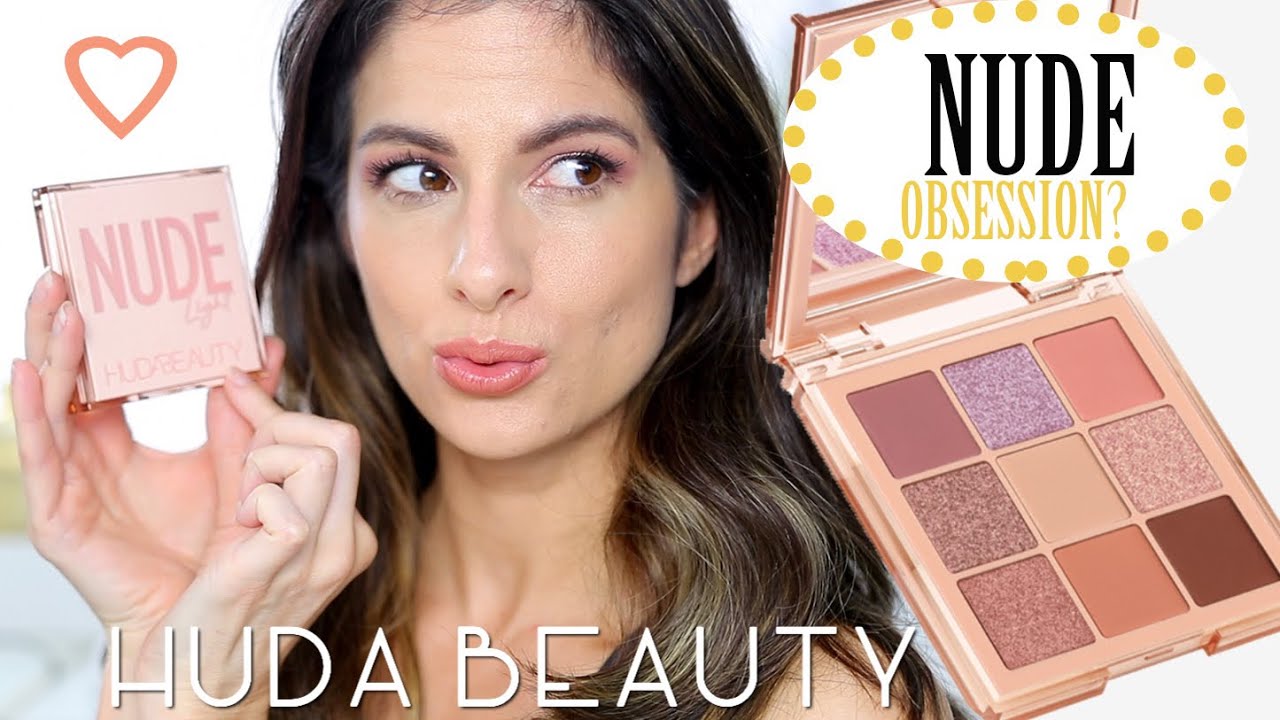 HUDA BEAUTY NUDE Obsessions! Let try Nude Light and Compare it to the New Nude Palette