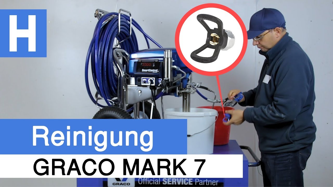 Graco Mark 7 Reinigung & Konservierung - perfekt für lange Standzeiten!