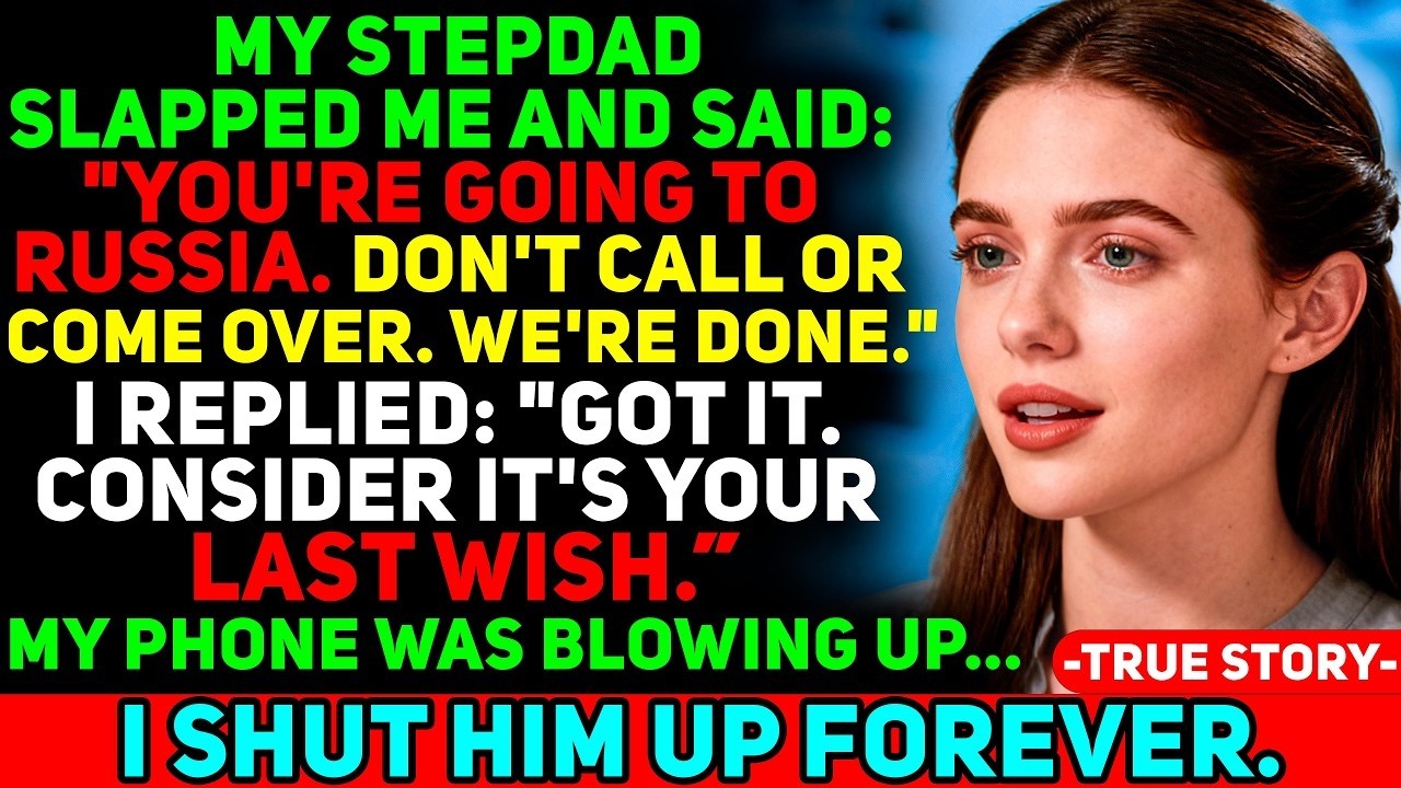 My STEPDAD Slapped Me and said  'You're Going to RUSSIA, WE'RE DONE!'— It Turned out That