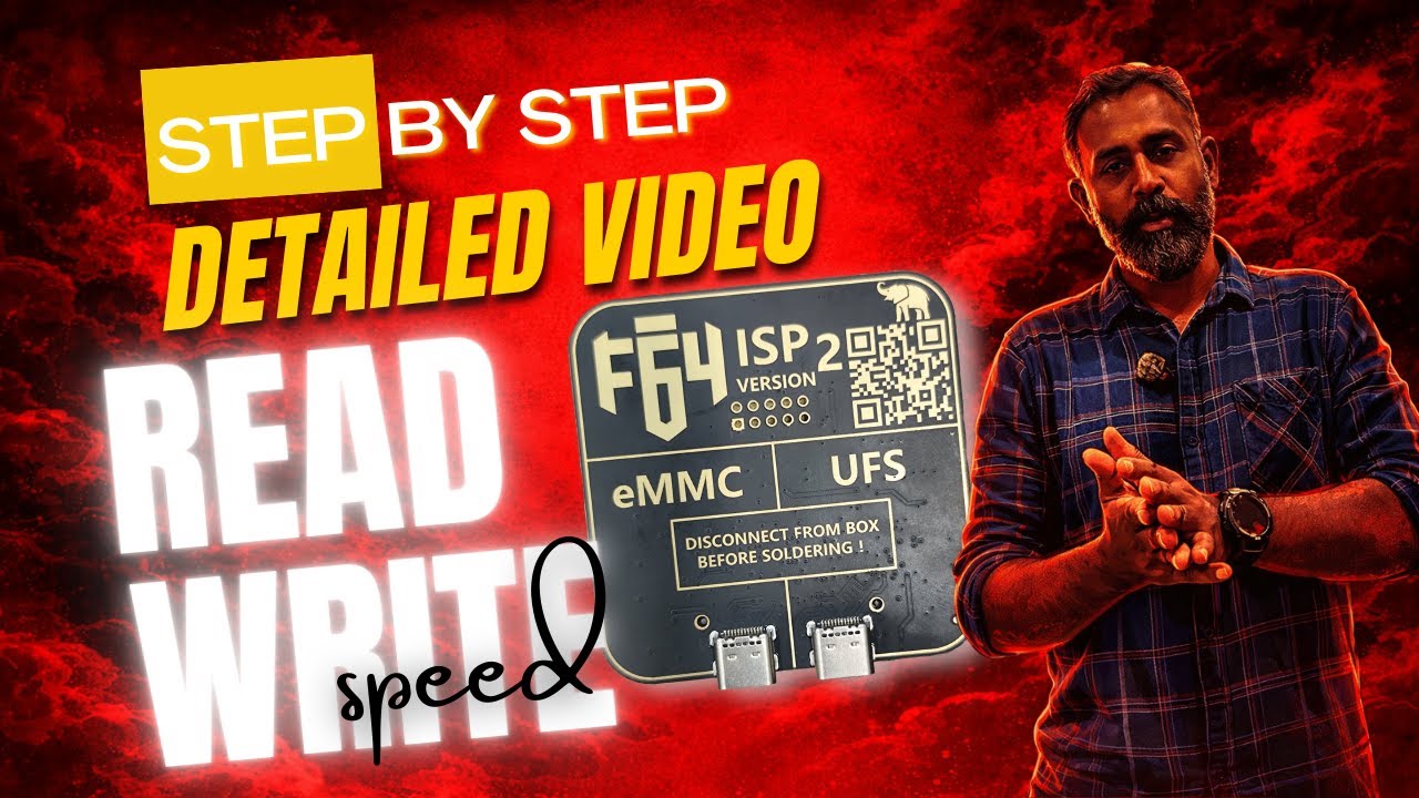 F64 Version 2 ISP Adapter⚡Type-C|Blazing 400MB/s Read & Write #f64 #rathnamobiles #chiplevelrepair