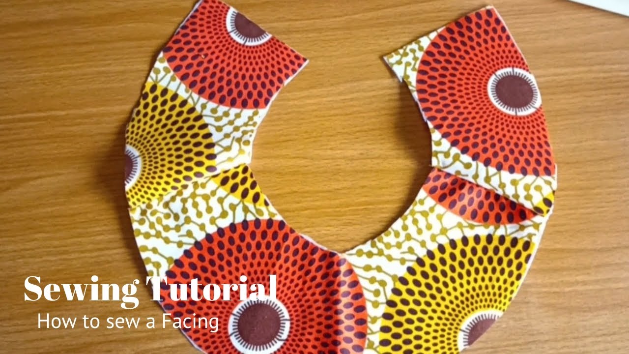 How to Sew Neckline Facing | Neckline sewing techniques | a Nigerian fashion tutor