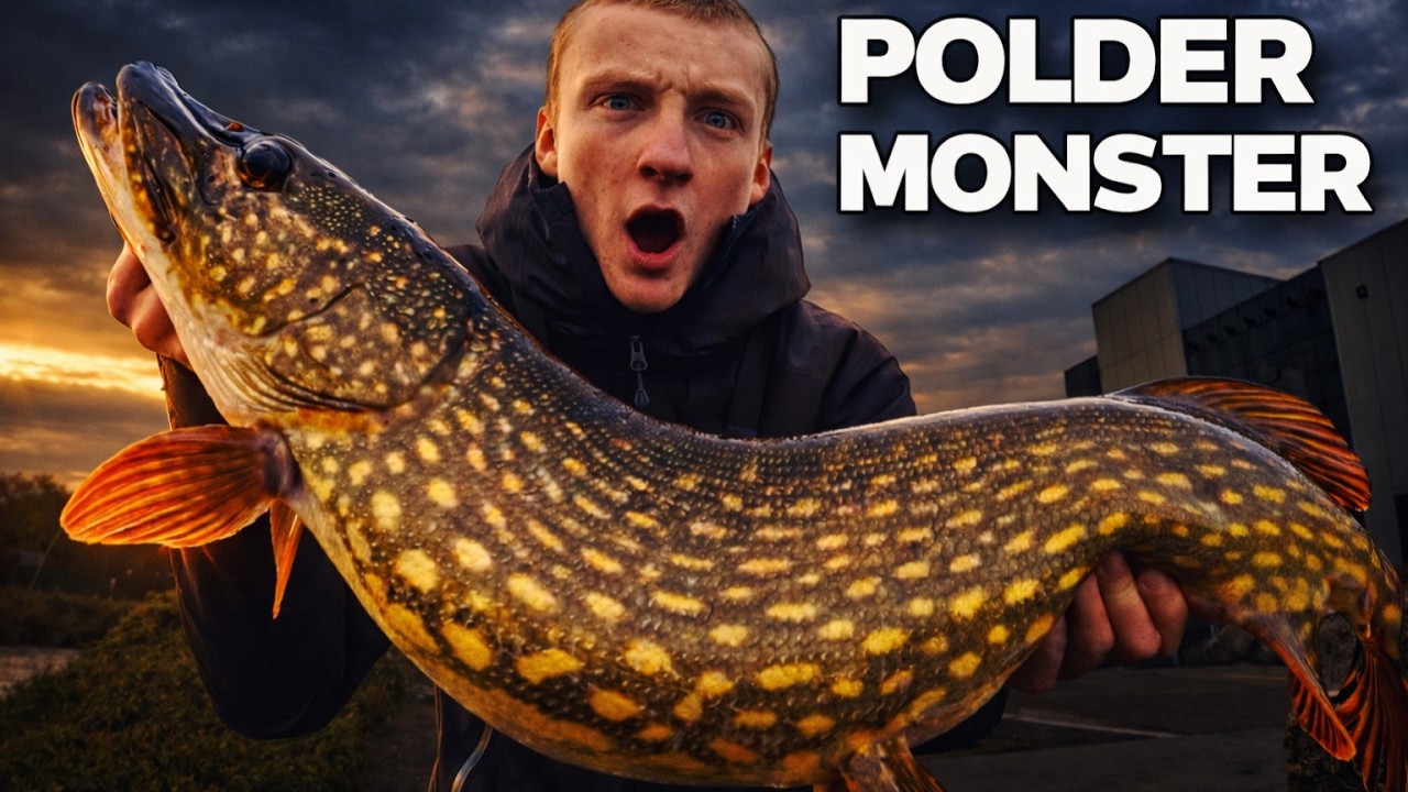 I Found the Polder MONSTER in the Netherlands | Winter Lure Fishing For Pike