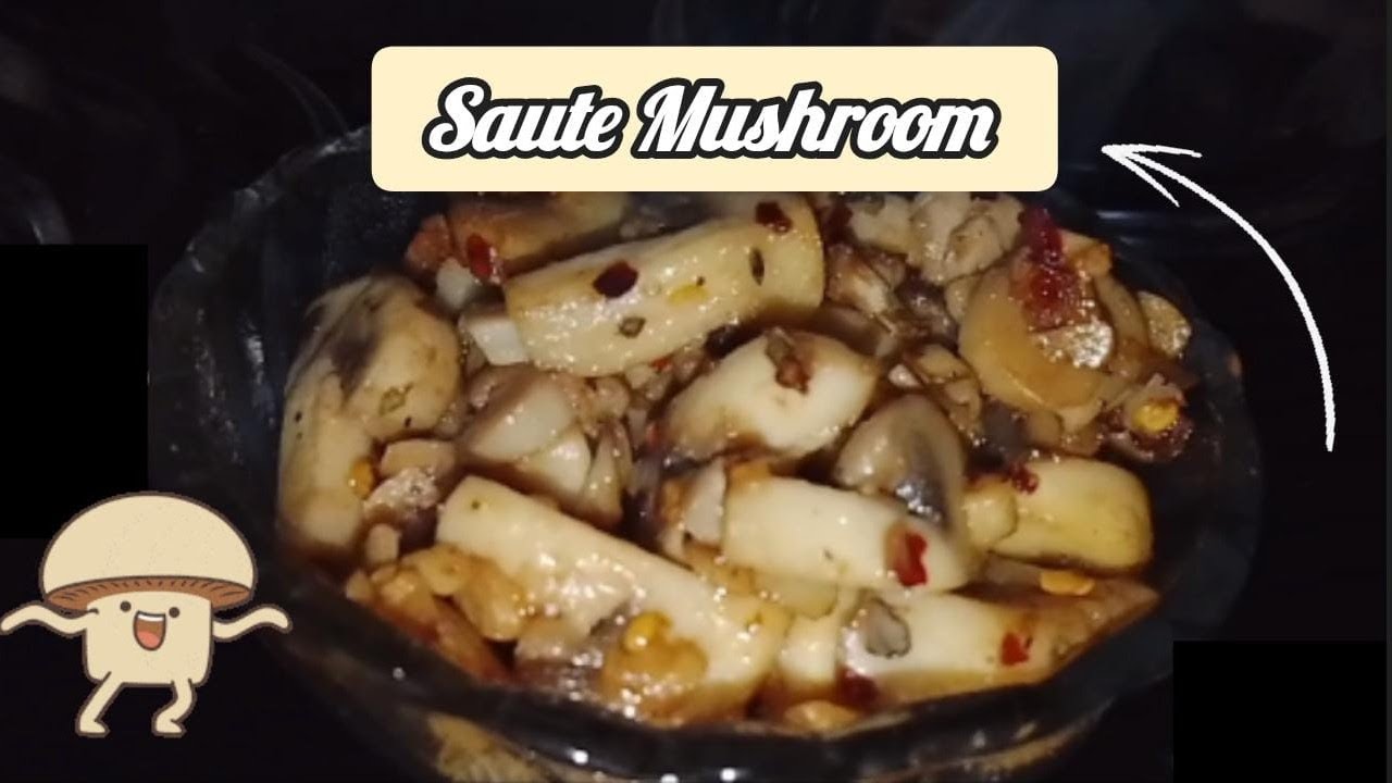 Saute Mushroom Recipe | Quick & Tasty Mushroom Fry | Easy Snack 🍄