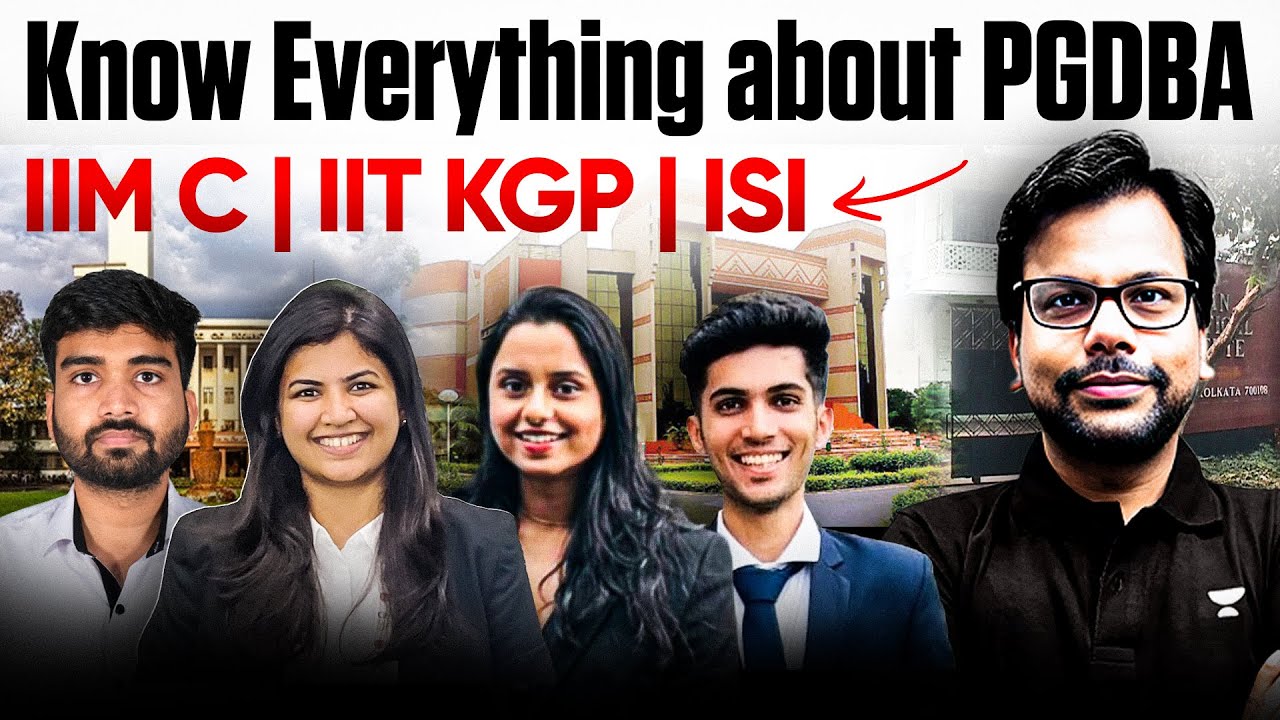 Know Everything About PGDBA (Complete Details) || IIM C + IIT KGP + ISI || Amiya Sir