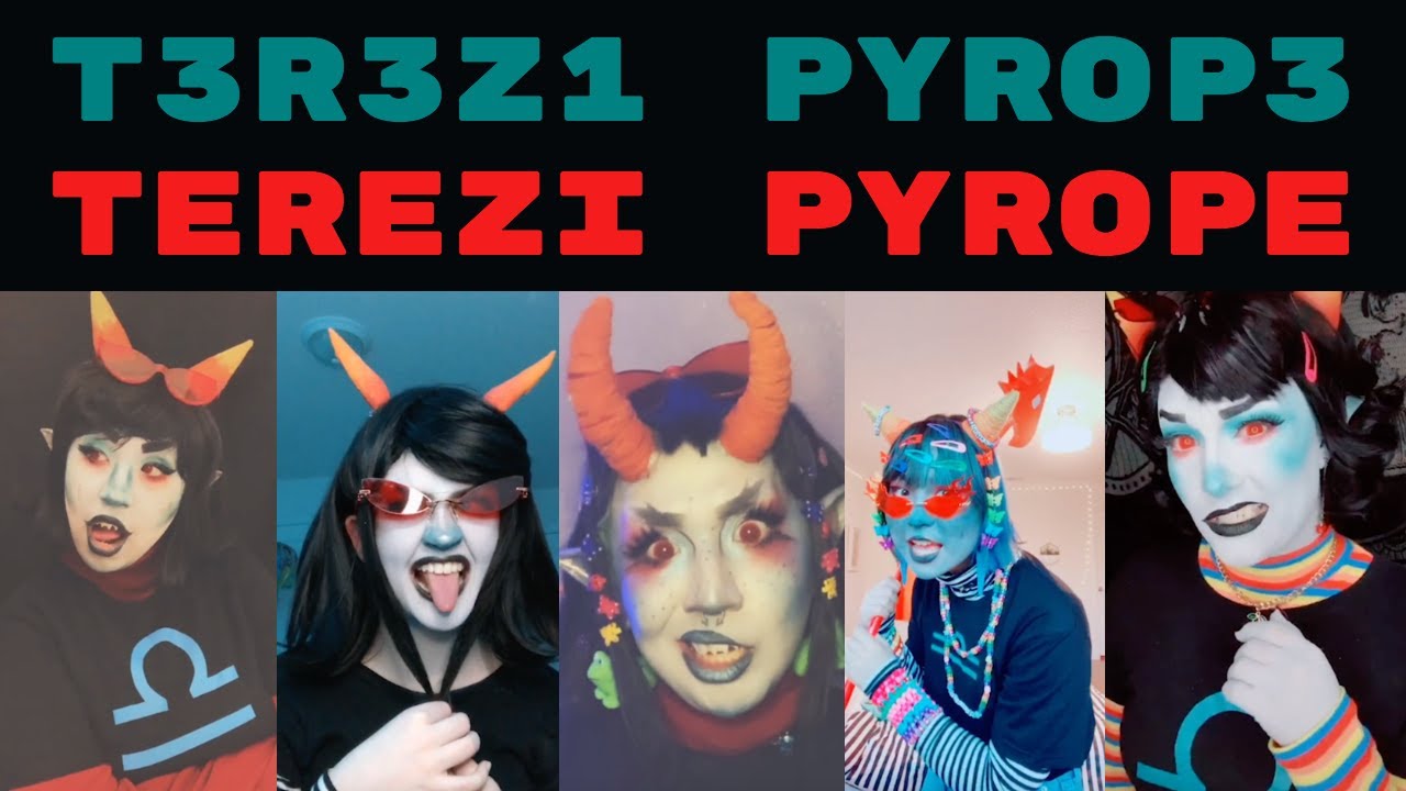 Terezi Pyrope ⚖️ Homestuck Cosplay Tiktok Compilation