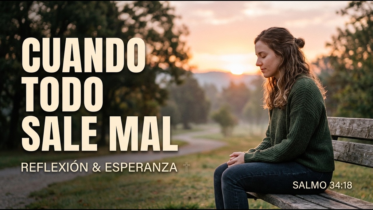 Cuando Todo Te Sale Mal | Un Mensaje de Ánimo de Dios para Ti