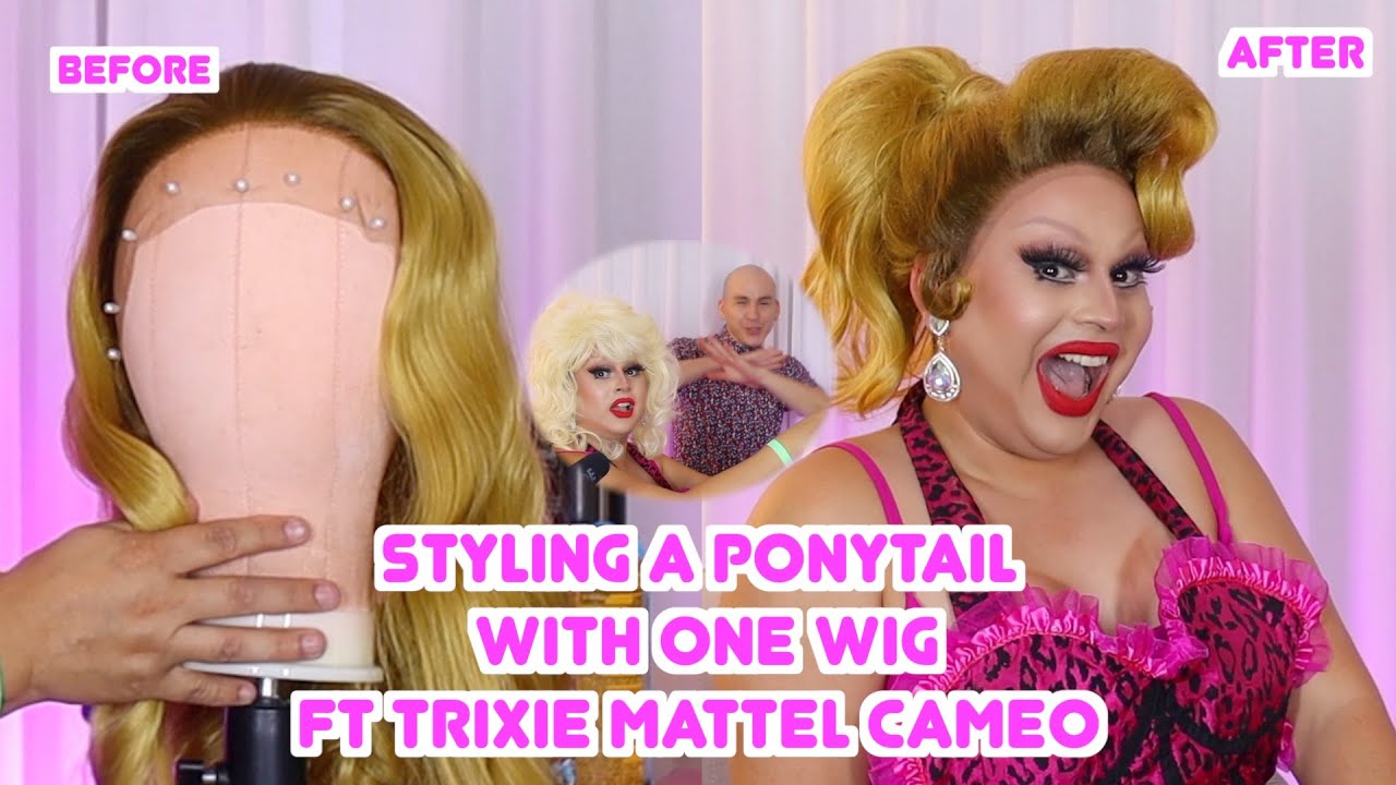 STYLING A PONYTAIL WITH ONE WIG FT TRIXIE MATTEL CAMEO
