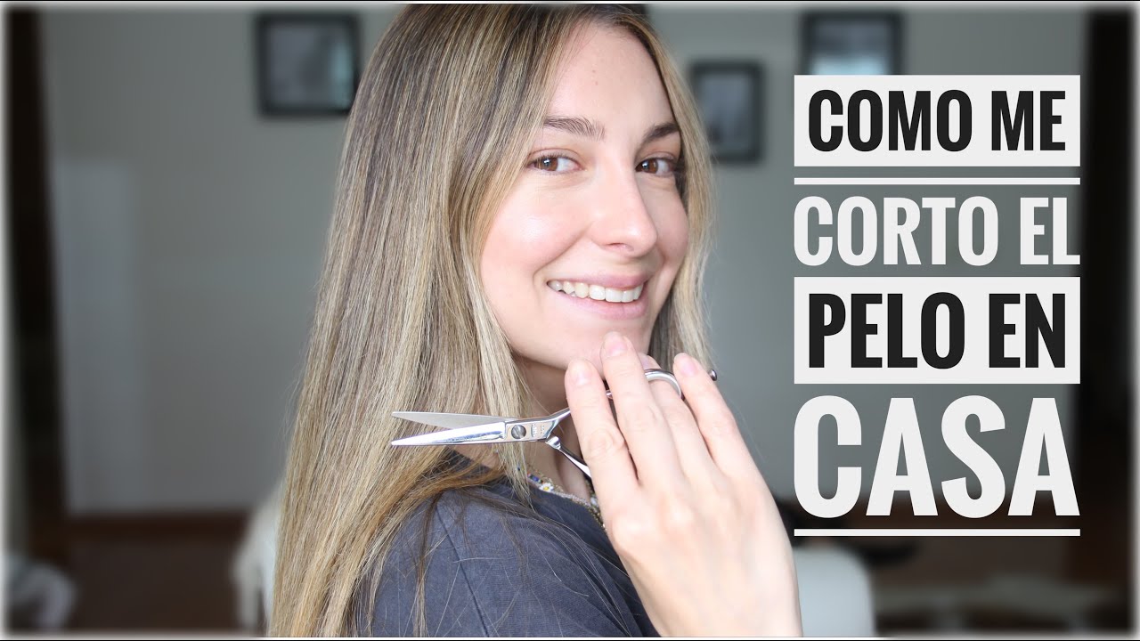 Como me CORTO las PUNTAS RECTAS Fácil en CASA