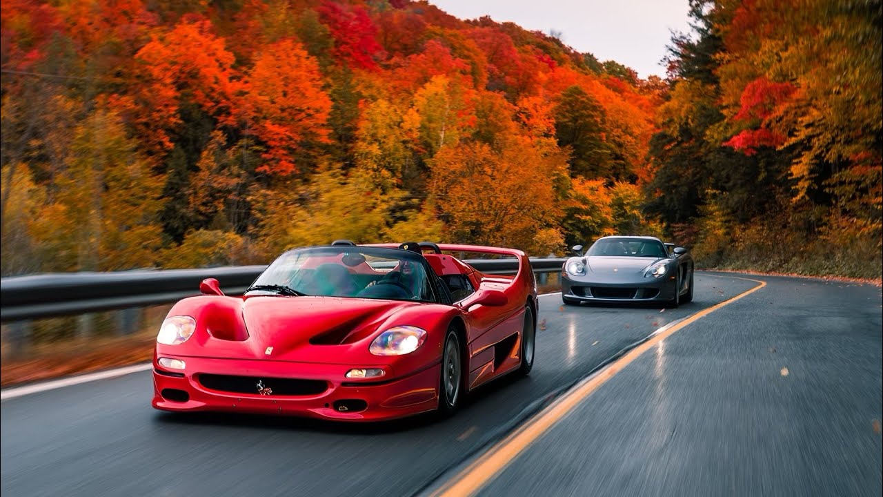 Fall Drive in the LEGENDARY Ferrari F50 and Porsche Carrera GT!!!!