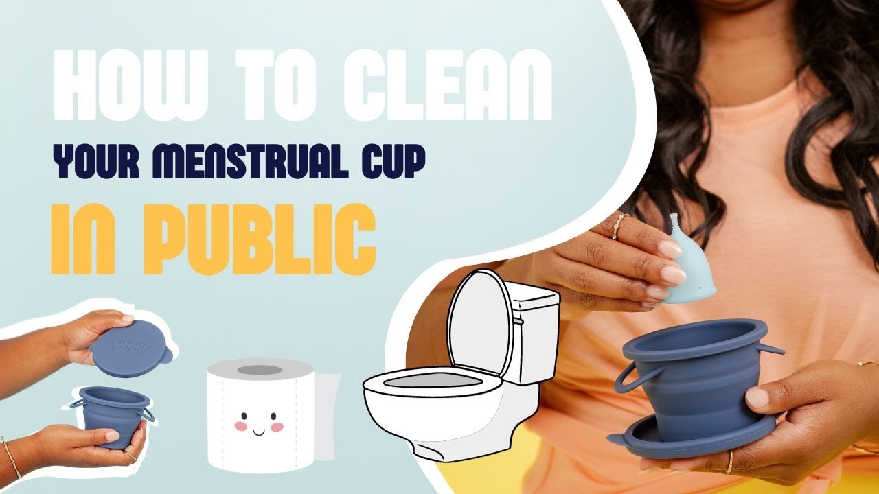 How to Clean your Menstrual Cup in a Public Bathroom | sterilize on-the-go with ✨Pixie Carry Cup✨