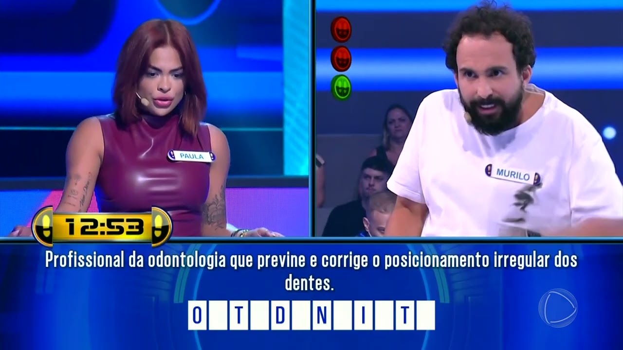 ACERTE OU CAIA: Paula perde duelo com Murilo e cai no buraco