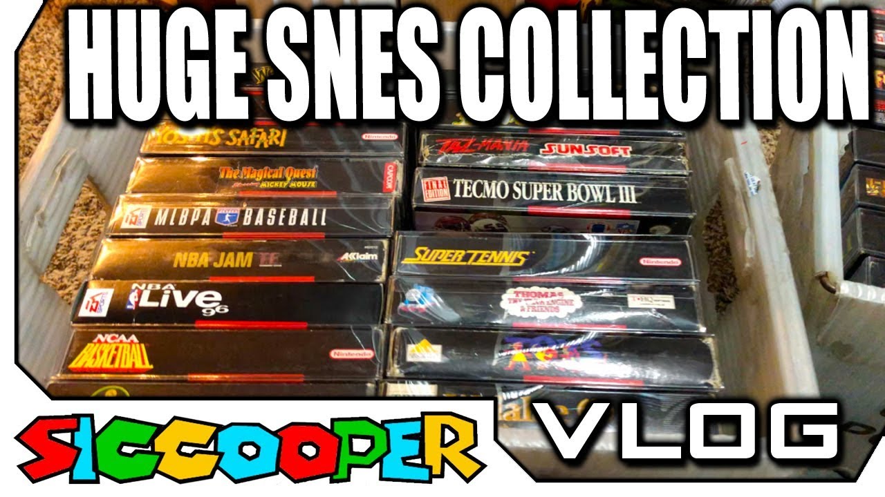 Huge Super Nintendo SNES Collection Purchase! (LOTS OF CIB GAMES) | SicCooper