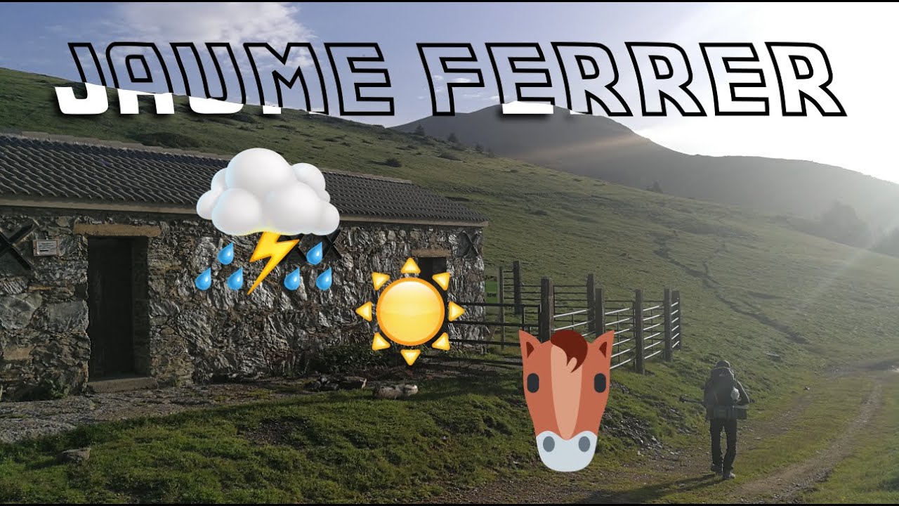 DORMIMOS en el REFUGIO libre JAUME FERRER | Circular desde CAMPRODON con TORMENTA de acompañamiento