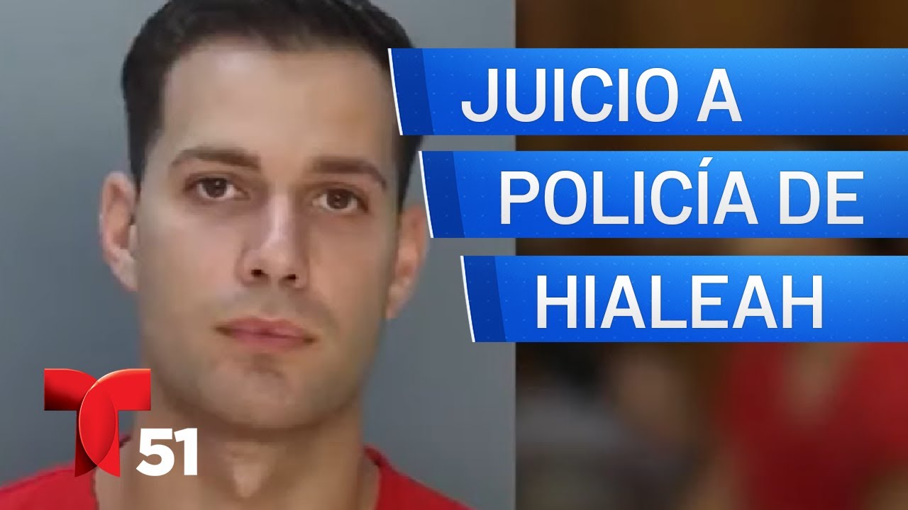 Revelan nuevo video de policía de Hialeah acusado de agredir a hombre