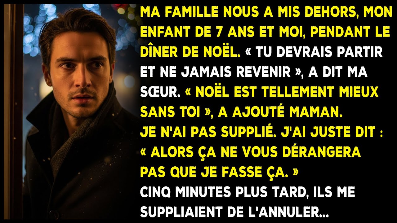 À Noël, mes parents ont dit à mon enfant et moi : « Partez et ne revenez jamais. »