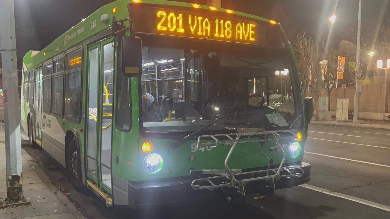 STAT Bus 940||Nova Bus LFS||201 Edmonton Via 118 Ave