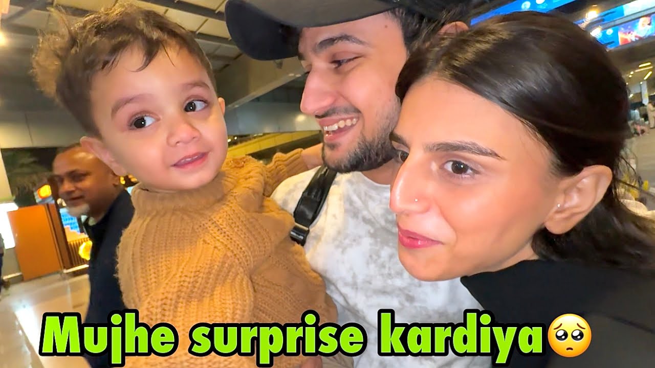 Saba or Basil ne mujhe airport par surprised kardiya🥹 | inko kisne bataya mai Karachi agaya😧