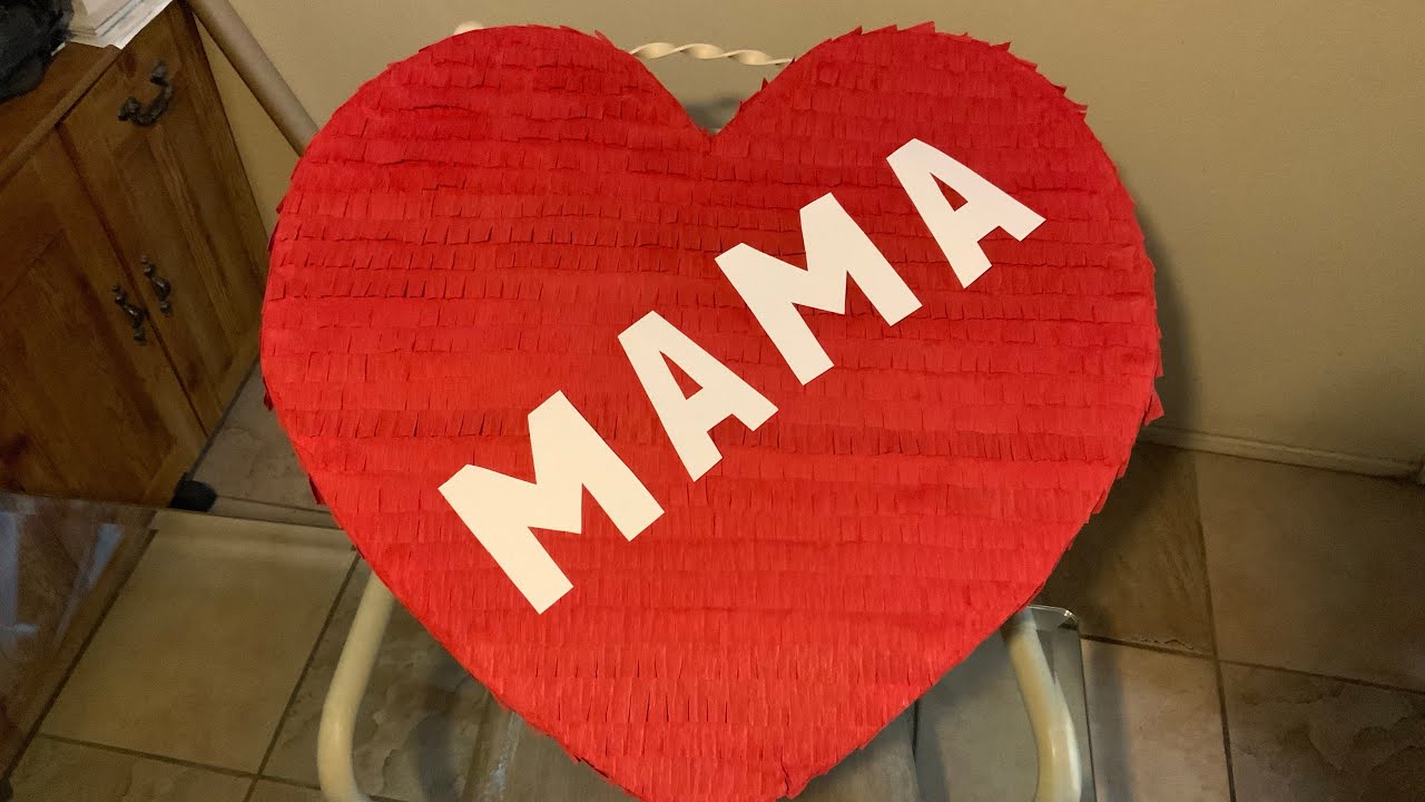 Como hacer piñata corazon (dia de las madres o amor y amistad) DIY ❤️ heart piñata (valentine's day)