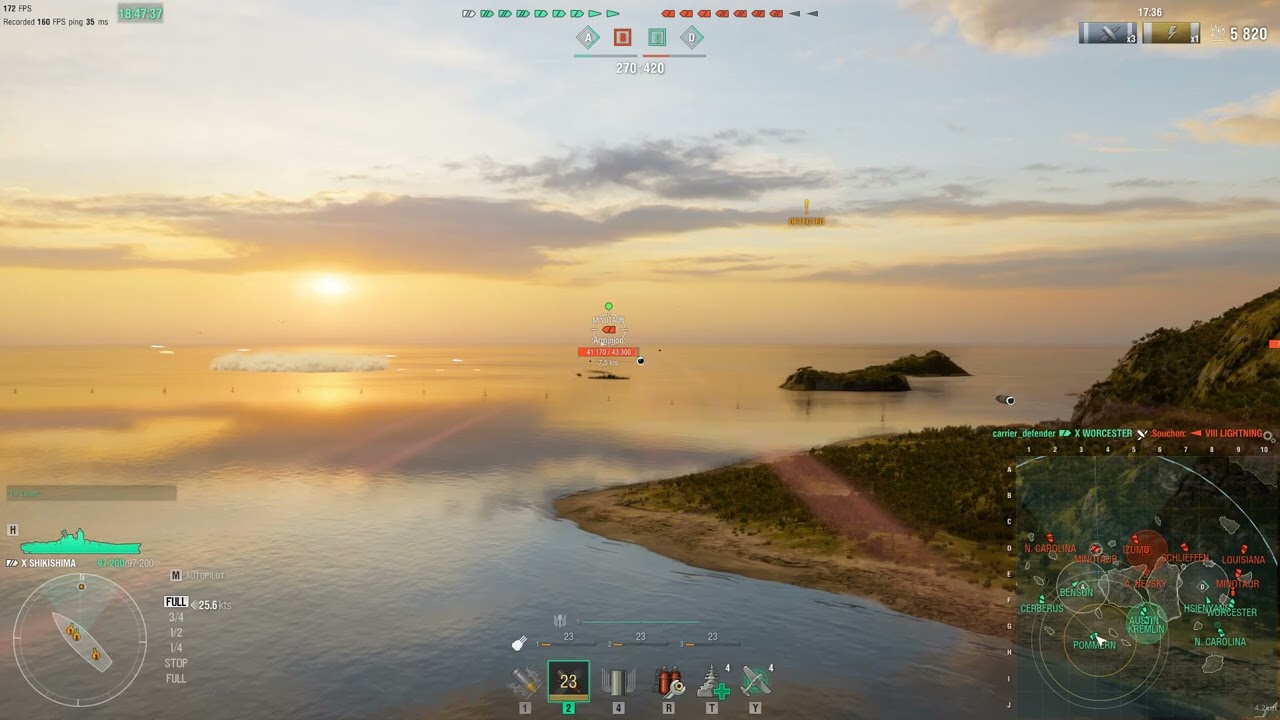 Shiki go BOOM, Mino go GLUG