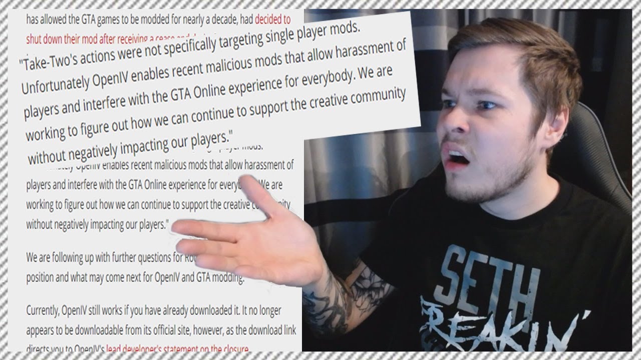 RockStar's Terrible Response to The Modding Community!