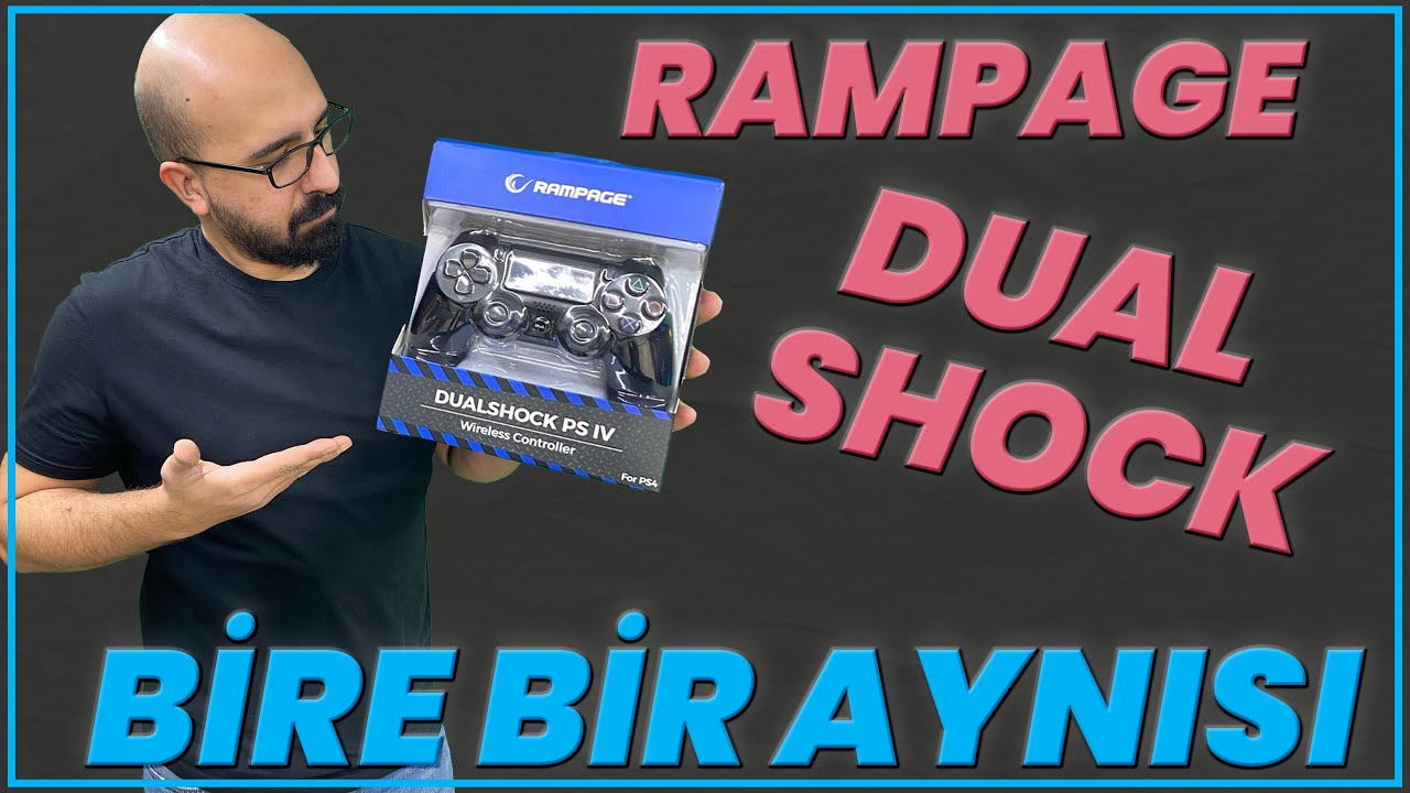 PlayStation İçin En İyi Dualshock / Rampage PS4 DualShock İncelemesi / DAHA KALİTELİ !! ÇEKİLİŞ VAR