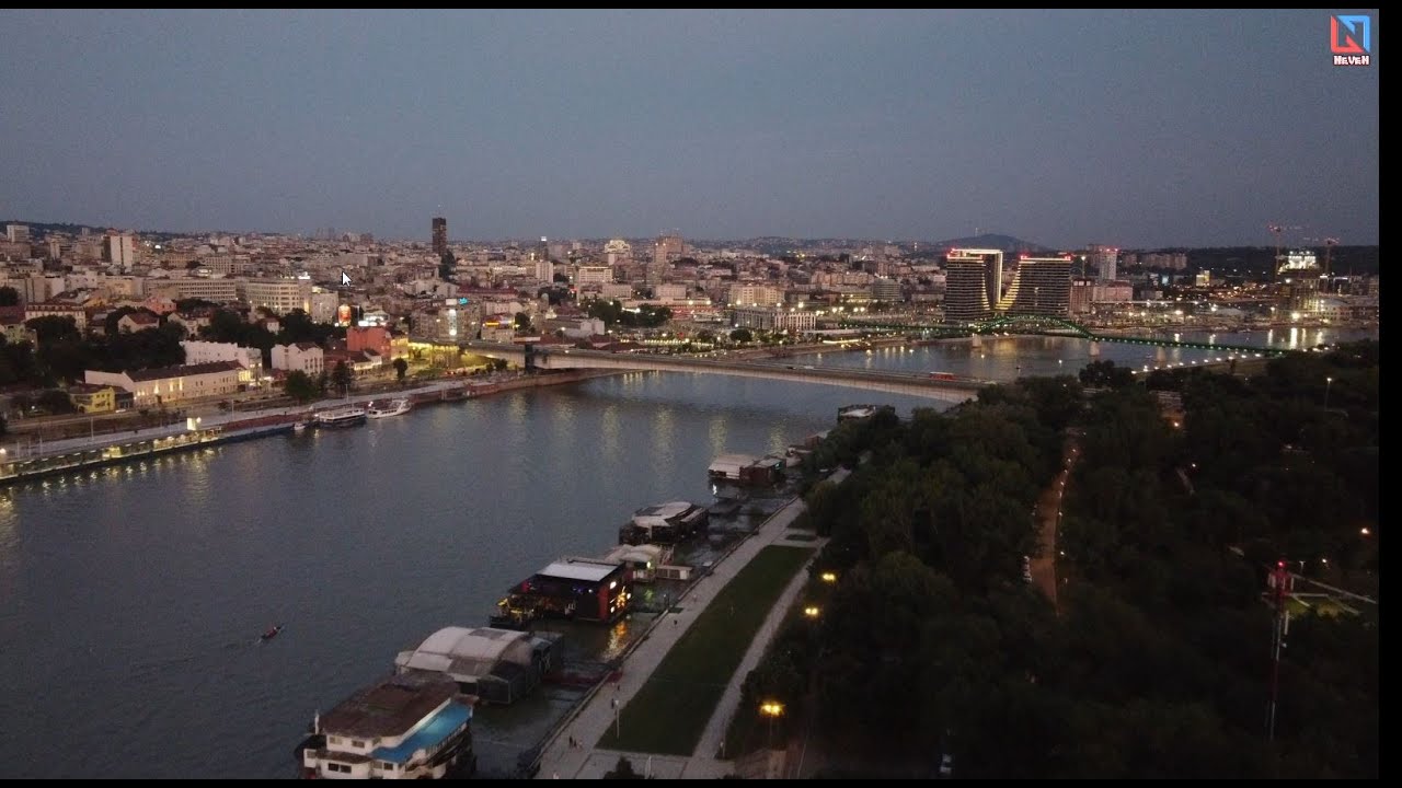 Beograd noću-Belgrade at night