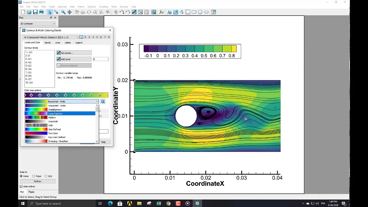 How to export solution data from ANSYS fluent 19R1 to  tecplot 2020