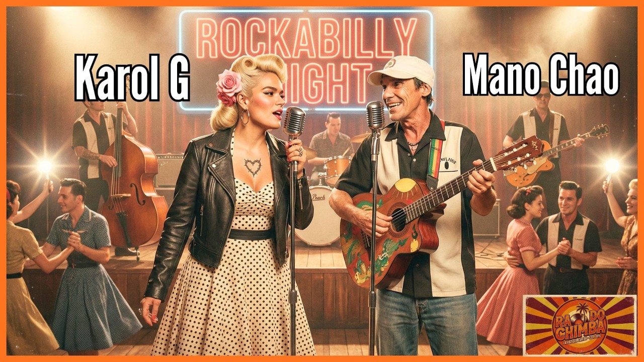KAROL G x Manu Chao - Viajando Por El Mundo (Versión Rockabilly 1950s)