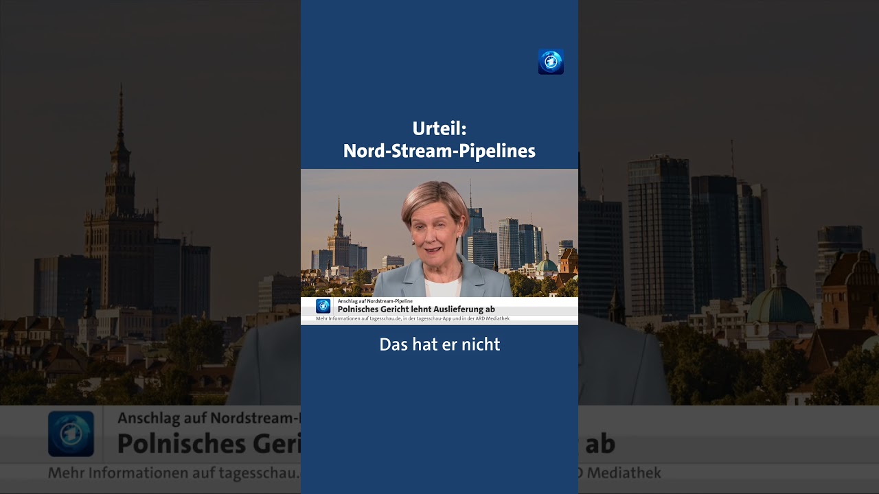 Anschlag auf Nord-Stream-Pipelines: Polen liefert verdächtigen Ukrainer nicht aus 