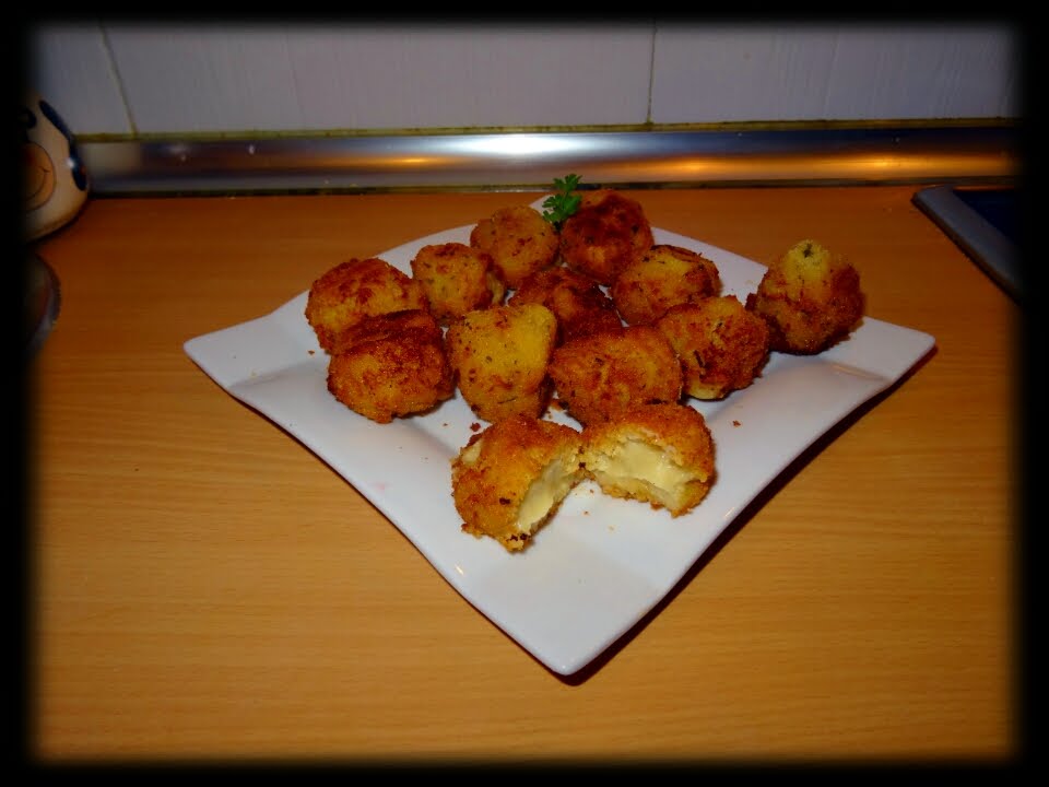 Receta de Croquetas de Cabrales Monsieur Cuisine Lidl Silvercrest