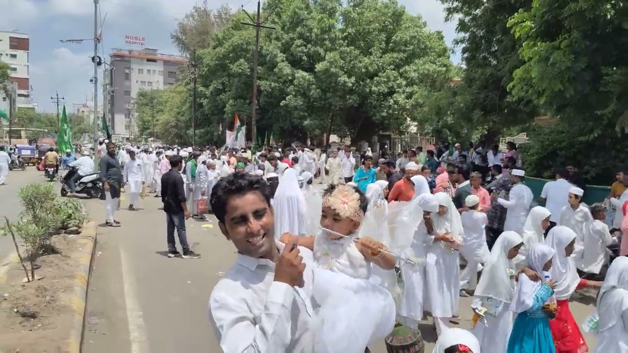 Eid e milad juloos from Solapur Shastri Nagar 2026 #islam #eidemilad1500 