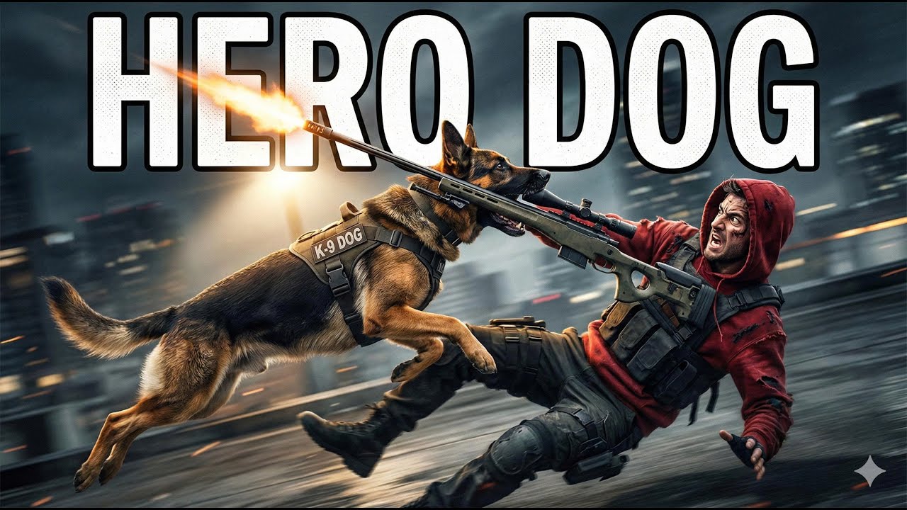 🎯 Sniper Takes Aim... But a Hero Dog Intervenes 🤯 K9 Dog