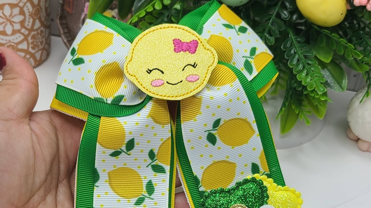 moño de colitas fácil de realizar con listón de 4 y 5 cm #moñosfacilesdehacer #coquette #hairbows