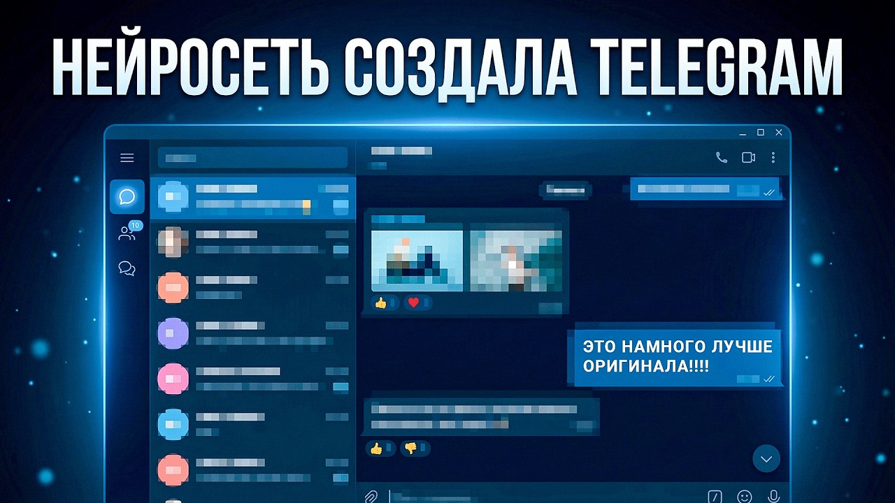 Я заставил НЕЙРОСЕТИ создать TELEGRAM!