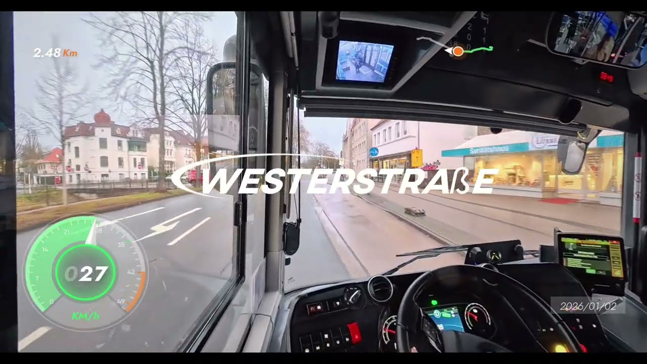 VWG Oldenburg | Linie 306 (Cab View) 🚌 ZOB ➡️ Uni/Campus Wechloy und zurück | XXL Busfahrt